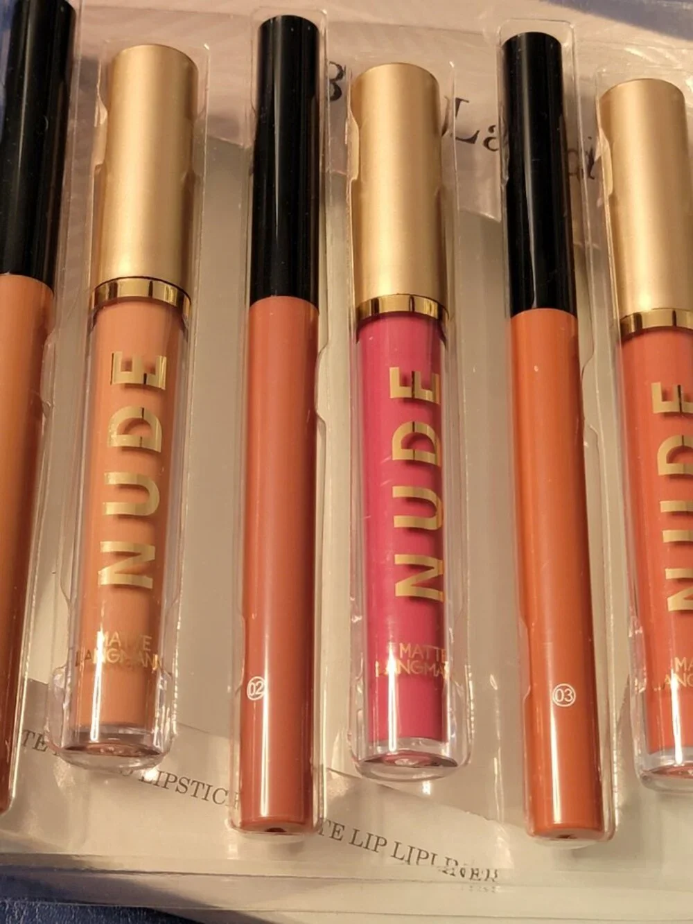 BestLand Set of Six Lip Liners and Lip Gloss New in Box